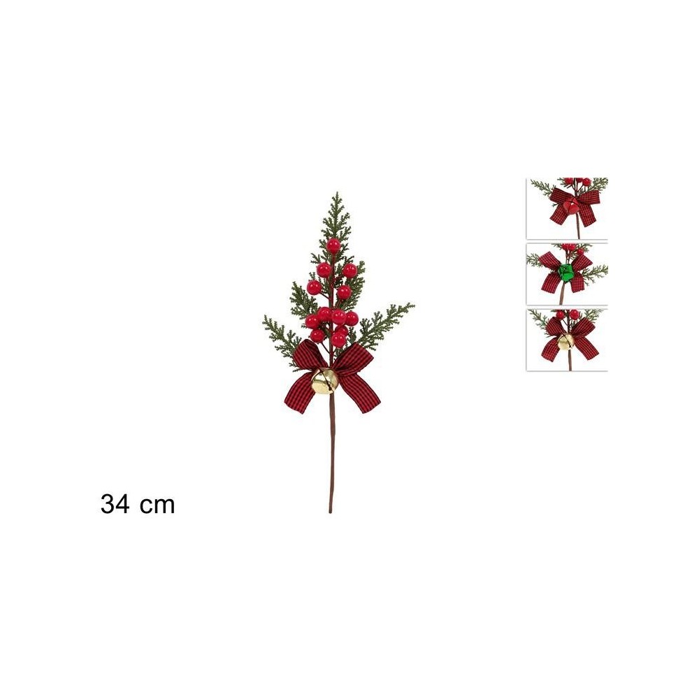 STELO 34CM BACCHE CAMPANELLINO 3 ASSORTITI